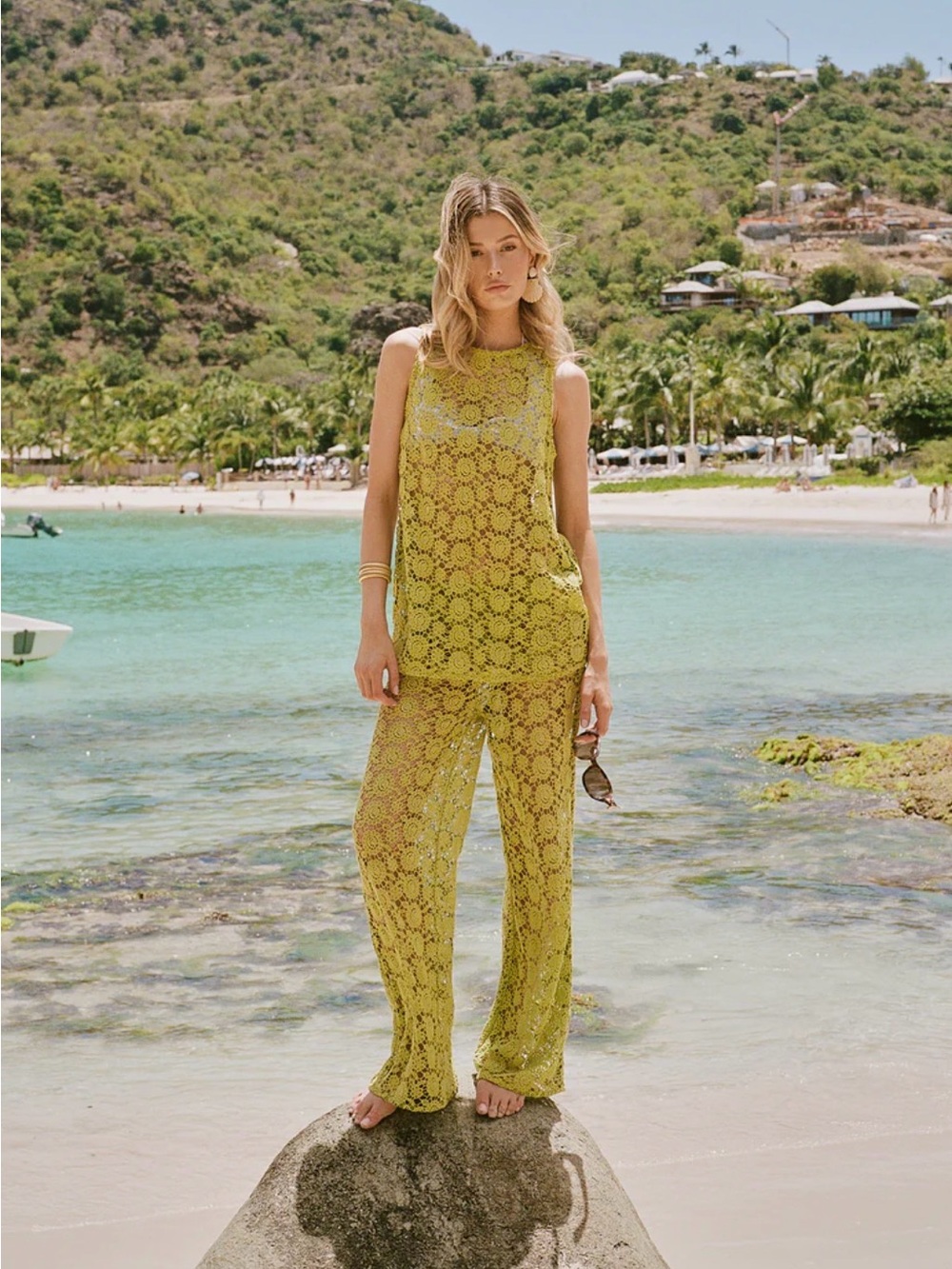 La Maregold The Alma Top and The Pippa Pant Crochet - M